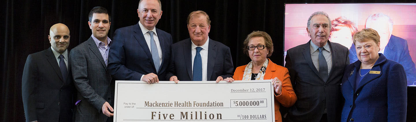 $5 Million Dollar Donation to Mackenzie Health Hospital