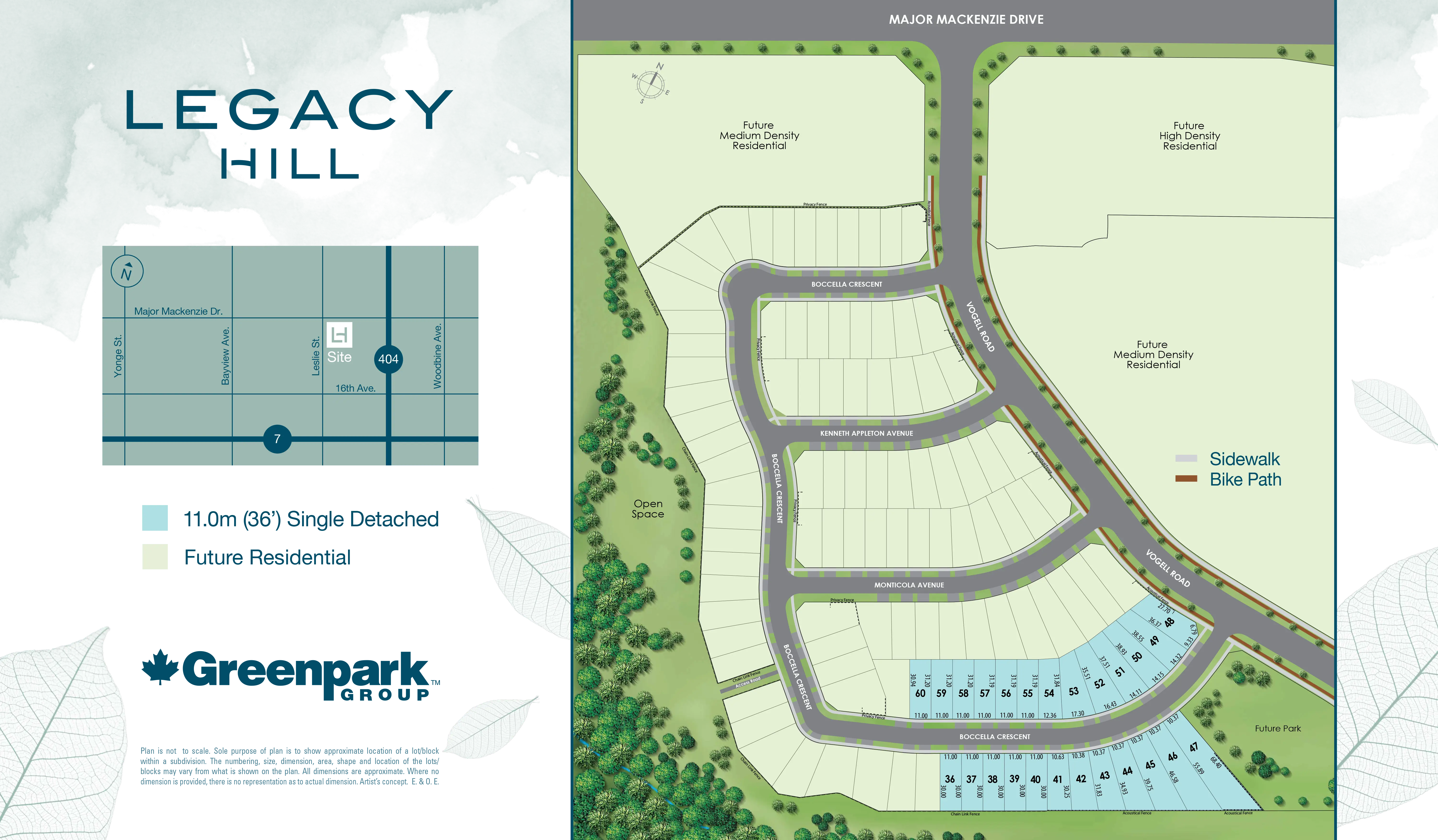 Legacy Hill Site Plan